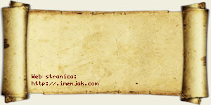 Kristina Rubežanović vizit kartica